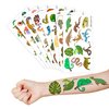 Generic Reptile Temporary Tattoos Birthday Party Supplies Favors Decorations Super Cute 96PCS Fake Tattoos Stickers for Boys Girls School Classroom Rewards Gifts Ideal Halloween
