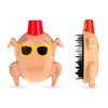 Mad Beauty TV Show Turkey Detangling Hair Brush | Cruelty-Free Cosmetics | Throwback to 90s, Novelty Gift, Morning Routine Fun | Gifts for Women, Adults, and Kids