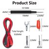 Premium 16-in-1 Test Leads Kit for Multimeter (2 Set), Jumper Wires Cable with Replaceable Alligator Clips Electronical, Power Needle Probe, Banana Plug for Electronics, Circuit Connection, Experiment