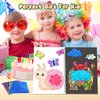 Art & Craft Activity,Foil Craft Animal DIY Art Fun Kits,No Mess Creative Foil Art Kits Set Drawing Game for Kids,Birthday Gifts Crafts Supplies Travel Toys for Girls Boys Ages 4 5 6 7 8 9 Year Old