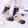Pack of 5 Sweet Animal Design Women's Casual Comfortable Cotton Crew Socks, Style 1, One Size (5-8.5)