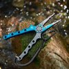 Piscifun Fishing Pliers, Saltwater Fishing Pliers with Split Ring, Fish Hook Remover, Corrosion Resistance Fly Fishing Pliers with Braid Cutters, Sheath and Lanyard, Fishing Gear Gifts for Men, Blue