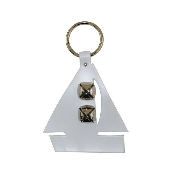 Auburn Leathercraft Door Bell Hanger Sailboat WHITE