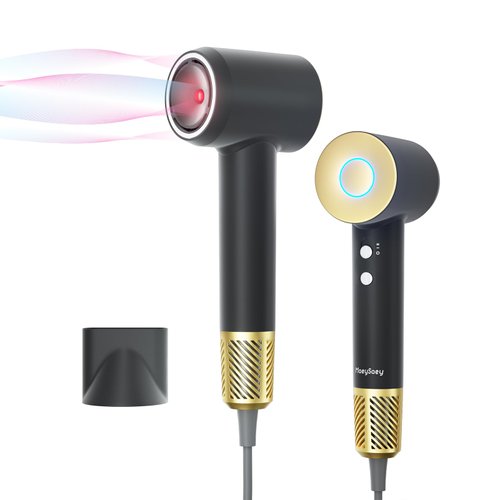 Hair Dryer New Upgrade, Negative Ionic Hair Dryer, 110,000 RPM Professional High-Speed Blow Dryer...