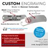 Medical Alert Bracelet Stainless Steel with Free Custom Engraving and ID Card, Curb Chain - Red | Made in USA - Wrist Size 7.5 Inch