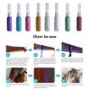 Professional Temporary Hair Mascara Hair Chalk Hair Color Stick Salon Diy Hair Dye(Purple)