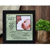 The Grandparent Gift Company- 8”x 8” Black Wooden Table Top or Wall Frame- “My Grandma’s Smile”- Sentimental Gift