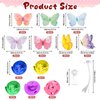 cobee 28 Pcs Butterfly Hanging Swirl Decoration, Butterfly Birthday Party Decorations Hanging Butterfly, Home Party Birthday Decorations Butterfly Baby Shower Decorations