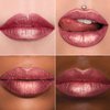 MAKI YIKA 3Pc Metallic Lipstick Long Lasting, Hot Pink Red Brown Glitter Lipsticks, High Shine Lipstick No Smudge No Transfer Liquid Lip Gloss (Hot Pink/Red/Brown)