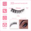 SQYlashes False Eyelashes Short Natural Cat Eye Lashes Wispy - Mixed 2 Styles, 14 Pairs, MG06