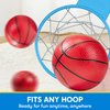 SYNCFUN 5" Mini Basketball Set, 6 PCS Small Basketball with Pump for Mini Basketball Hoop, Rubber Toy Ball for Pool, Indoor and Outdoor Games, Sports Toys for Toddlers and Teenagers