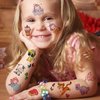 FANRUI 60 Sheets 500+ Patterns Cartoon Temporary Tattoos For Kids Girls, Groovy Cute Mermaid Unicorn Dinosaur Butterfly Temp Fake Tattoo Stickers, Small Animals Summer Tatoos Tatuajes Temporales Child