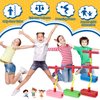 4 Pcs Pogo Stick Foam Pogo Jumper for Kids Foam Pogo Jumper Pogo Stick Toy Fun and Safe Jumping Stick for Teens Adults Outdoor Indoor Sports Gift,makes Squeaky Sounds and Squeaks with Each Hop