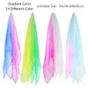 Tayfremn 28pcs Dance Scarves, Square Juggling Silk Dance Scarves Play Scarves Movement Scarves Magic Tricks Performance Props Accessories 24 by 24 Inches,14 Color