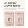 Korean Henna hair Dye 1 Set 4.4 oz (130g) - PPD-free, Synthetic dye-free, liquid Henna Hair Dye, Water Henna