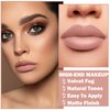 XINGXYUEL Matte Nude Lipstick Silky Velvet Lip Gloss Nude Lip Stain Paper Tube Lipsticks Non-Stick Cup, Waterproof Long Lasting Matte Lipstick for Women Daily Professional Lip Makeup-04 Light Pink