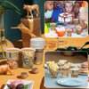 DYLIVeS Animal Birthday Paper Cups, Jungle Safari Disposable Cups Zoo Wild Woodland Summer Tropical Cups Brown and Gold Foil Drink Cups Kids Party Cups for Birthday Party Supplies, 9 OZ, 50 Count