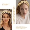 EARENT Gold Star Headband Five-pointed Stars Headpiece Hair Hoop Cute Pearl Hair Band Holiday Party Costume Hair Accessories for Women