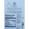 Maldon Gourmet Sea Salt Flakes, One 8.5oz Box. Also Includes One, RJF Brands 3 by 3.5 Inch Bamboo Salt Box with Swivel Lid.