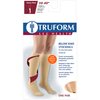 Truform 30-40 mmHg Compression Stockings for Men and Women, Knee High Length, Dot-Top, Closed Toe, Beige, Small (30-40 mmHg)