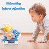 XXEDYDD-Highchair Toy,High Chair Toys with Suction Cups,Baby Suction Toys,Spinning Baby Toy, (Blue)