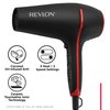 REVLON SmoothStay Coconut Oil Infused Hair Dryer with Diffuser | 1875W Blow Dryer Improves Shine for Smoother Styles and Tames Frizz for Silky Finish (Black)