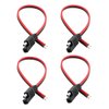 SAE Extension Cable, SAE Connector Quick Disconnect Plug Extension Cable for Automotive, RV, Motorcycle Cars Tractor, Solar Panel Panel SAE Plug (4 PCS 1 Feet)