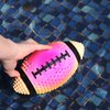 AMOR PRESENT Shindel Inflatable Football, 9 Inches Rainbow Rubber Football Mini Football for Kids Adults Football Party Favors, Fun Outdoor Toss Games, Pet Training Sports Toys