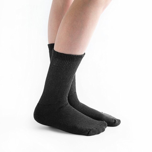 Doc Ortho Loose Fit Cotton Diabetic Socks for Men and Women, 12 Pairs, Crew
