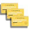 Alaffia Authentic African Black Soap Triple Milled, Long-Lasting and Ultra-Moisturizing Soap Bar, Unscented 5 Oz (Pack of 3)