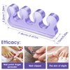 Molain 4Pcs Toe Separators Pedicure,Pedicure Toe Separators,Repeatable Washable Toenail Dividers,Toe Separators for Nail Polish Application