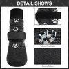 KOOLTAIL Anti Slip Dog Socks - Outdoor Dog Boots Waterproof Dog Shoes Paw Protector with Strap Traction Control for Hardwood Floors