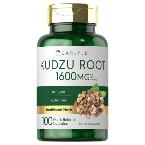 Carlyle Kudzu Root | 100 Extract Capsules | Non-GMO and Gluten Free Formula | Traditional Herbal Supplement