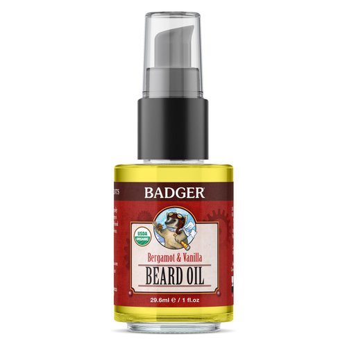 Badger, Beard Oil Organic, 1 Fl Oz