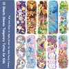 CHARLENT Kids Full Half Sleeves Temporary Tattoos - 27 Sheets Mixed Full Half Arm Tattoos Stickers for Boys Girls Birthday Party Favors Goodie Bag Fillers