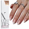 btartboxnails XCOATTIPS Ombre Nails - Short Almond Press on Nails, 160Pcs 16 Sizes Nude Press on Nails Peach, Soft Gel Nails False Nail, Soak Off Acrylic Fake Nails Extensions