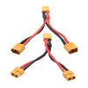 Short XT60 Parallel Battery Connector Cable,14AWG XT60 Male to Female Y Splitter Adapter Cable,10cm/3.93inch for RC Multicopter Quadcopter