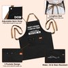 VIISPIRIT Father's Day Gifts for Dad, Funny Men Apron with 3 Tool Pockets Adjustable Neck Strap, Waterproof, Valentine's Gifts from Wife for Husband, Friends, Birthday Gifts, BBQ Cooking Chef Apron