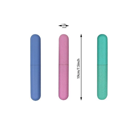 4 Pack Travel Toothbrush Case, Holder Toothbrush Travel Containers for Trip Home Camping Dust-Proof and Sanitary ，Travel Toothbrush Holder