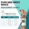 PUSH Med Wrist Brace – Sleek Wrist Support with Maximum Immobilization Commonly Used as a Carpal Tunnel Night Splint for Sleeping (Right Size 3)