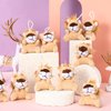 Shappy 50 Pcs Mini Animal Plush Toys Small Stuffed Animals Bulk Cute Tiny Animal Keychains for Gift Party Carnival Prize (Lion)