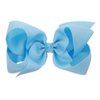 Hair Clips Boutique Hair Bows Alligator Clip for Women Girl Hairpin 6 Inch TSFJ02 (Light Blue)