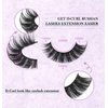 False Eyelashes Russian Strip Lashes Fluffy Fake Eyelashes Extension D Curl Wispy Handmade Soft Reusable 14 Pairs Lashes Pack