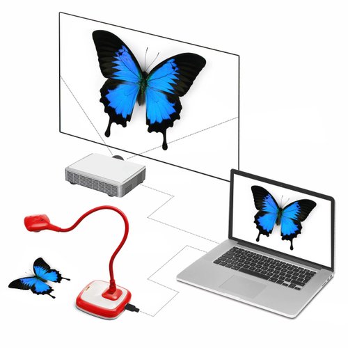 HUE HD Pro Flexible USB Document and Video Conferencing Camera (Red)