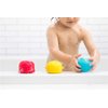 Ubbi Squeeze and Switch Silicone Bath Toys for Toddlers and Baby, Colorful Mix and Match Baby Bath Accessory, Water Toys for Toddler Bath Playtime, Set of 3