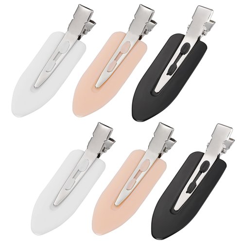No Bend Clips No Crease Hair Clips - Hair Clips for Styling Sectioning, No Hair Pulling- Hair Clips for Makeup Curls Hair Styling Clips Hair Barrettes for Women Girl Bangs Waves Salon Hairstyle
