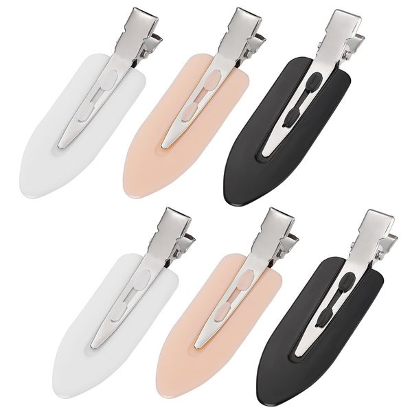 No Bend Clips No Crease Hair Clips - Hair Clips for Styling Sectioning, No Hair Pulling- Hair Clips for Makeup Curls Hair Styling Clips Hair Barrettes for Women Girl Bangs Waves Salon Hairstyle