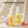 Bee & Flower Sulfur Soap Liquid Shampoo & Body Wash - Daily Head to Toe Skin Care Product for Men and Women - 10.8 Fl Oz - Pack of 1