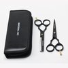 GMI-TWEEZERS™-Hair Cutting Scissors for Professionals, and Home Use -Professional Barber Scissors-Hair Scissors for Men and Women-thinning Shears for Hair Cutting Set-Pack of 2 (Black)