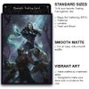 Fantasy North - Drain Life - 100 Smooth Matte TCG Trading Card Sleeves - Fits Magic MTG Commander Pokemon and Other Card Games - Playing Card Sleeves